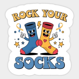Rock Your Socks – World Down Syndrome Awareness Day Sticker